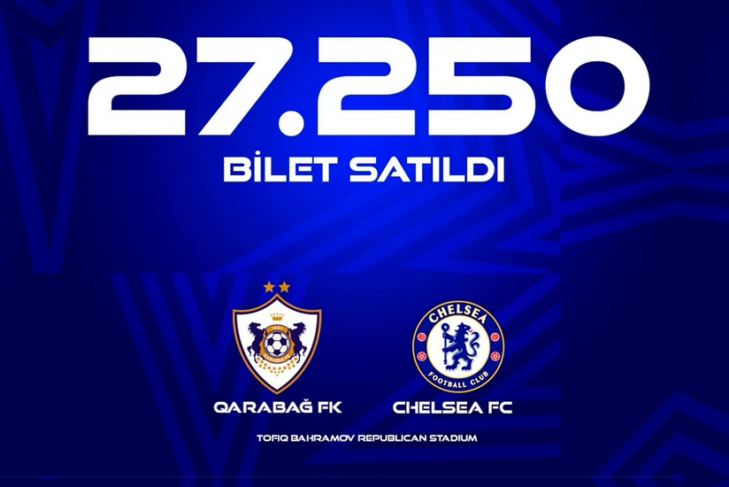 Çempionlar Liqası: Qarabağın oyununa 27 250 bilet satılıb