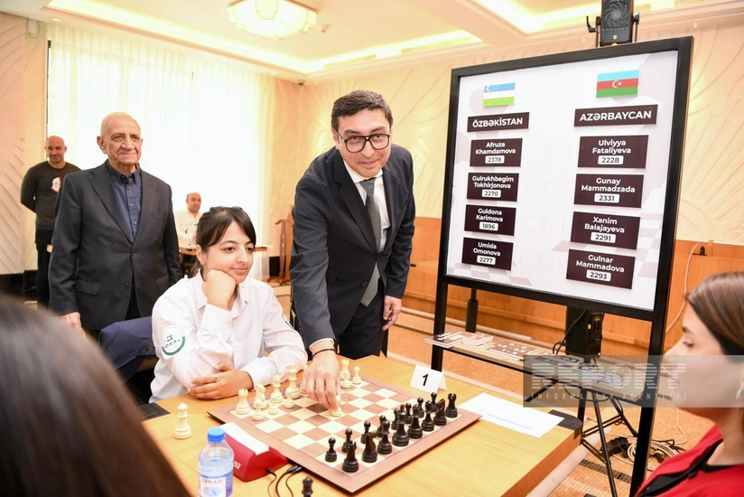 Bakıda dünya çempionatına seçmə xarakter daşıyan şahmat matçının açılış mərasimi keçirilib