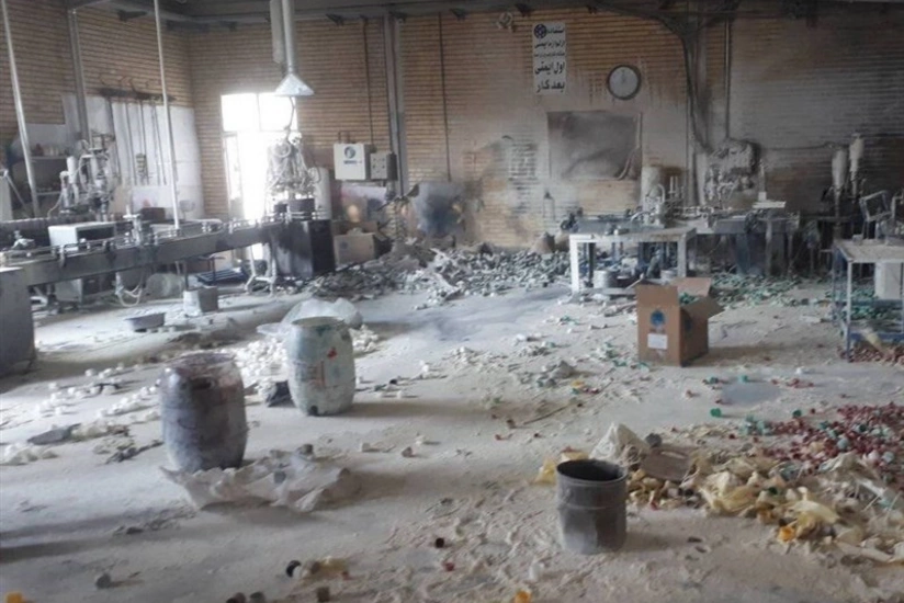 В Иране произошел пожар в цехе по заправке и продаже сжиженного газа