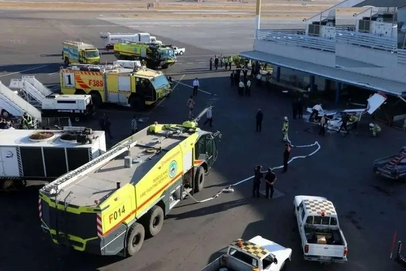 Təbrizdə təlim təyyarəsi qəzaya uğrayıb