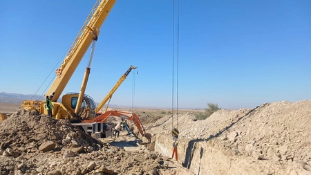Two pumping stations under reconstruction in Nakhchivan