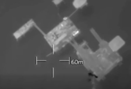 Ukrainian Navy strikes Russian elite unit on Syvash drilling platform