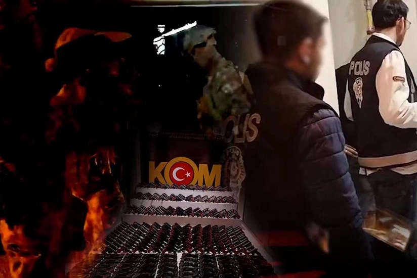 Türkiyədə silah qaçaqmalçılığına qarşı əməliyyatda 135 nəfər saxlanılıb