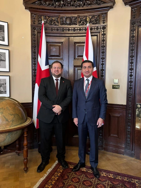 Hikmat Hajiyev meets with UK minister of state