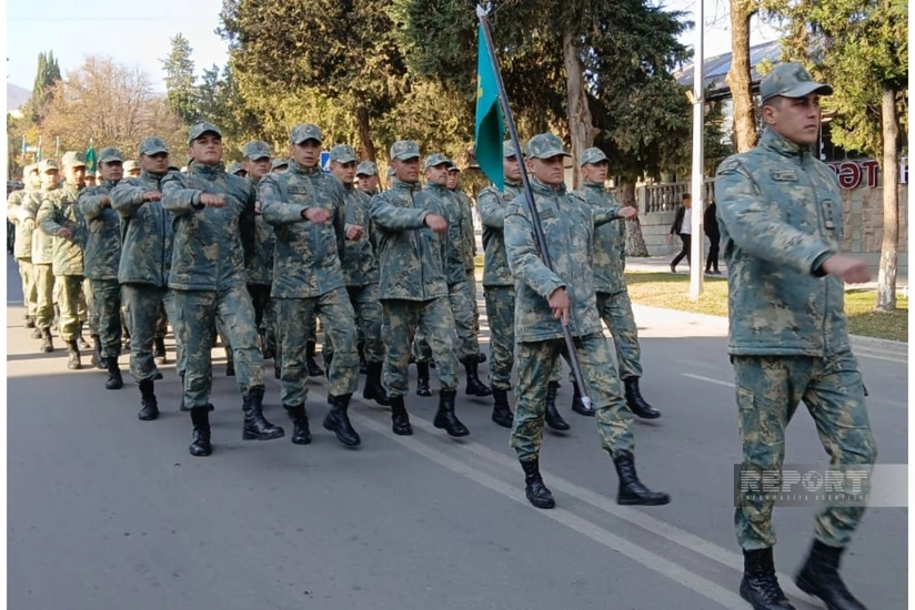 В Ханкенди проходит марш Победы