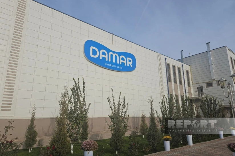 Азербайджанские журналисты посетили молочный завод в городе Ургенч