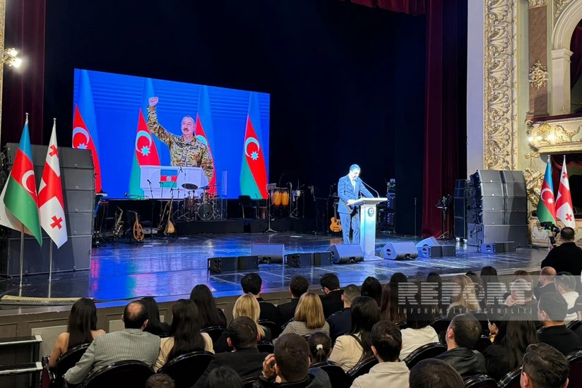 Tbilisidə Zəfər Gününə həsr olunan tədbir keçirilib