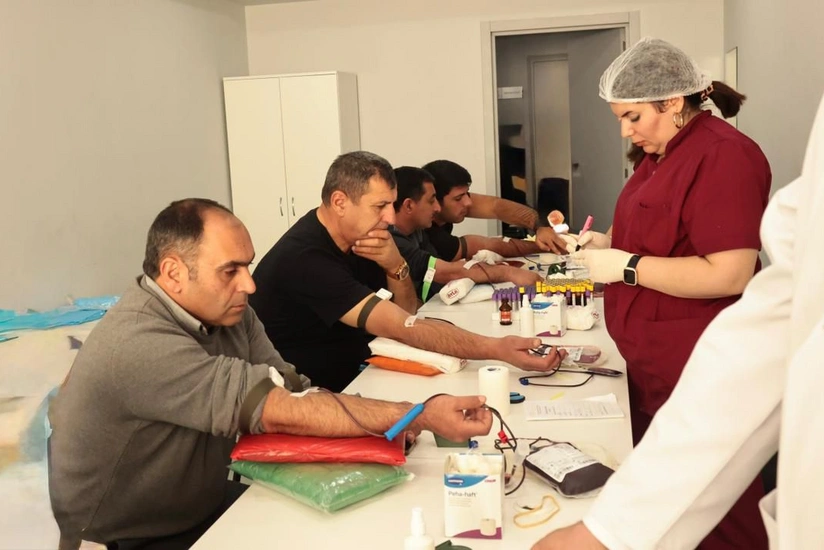 Laçında könüllü qanvermə aksiyası keçirilib