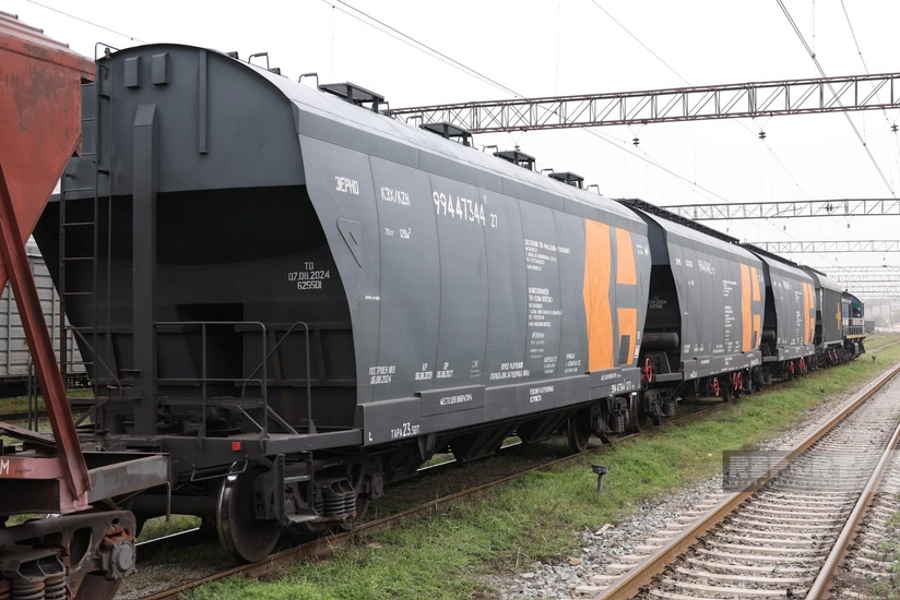 Грузовой поезд с казахстанским зерном для Армении отбыл со станции Баладжары - ОБНОВЛЕНО
