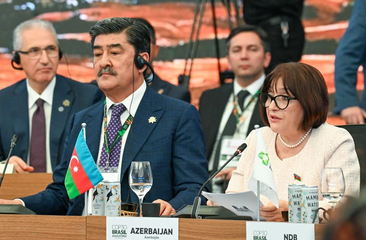 Speaker of Azerbaijans Milli Majlis addresses COP30 thematic session on Energy Transition