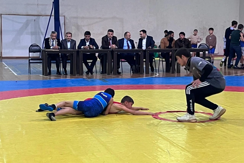Marneulidə Zəfər Gününə həsr olunmuş Yunan-Roma güləşi üzrə turnir keçirilib