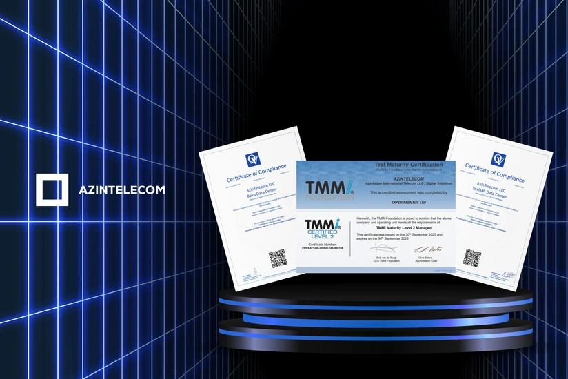 AzInTelecom iki beynəlxalq nüfuzlu sertifikasiyadan keçib