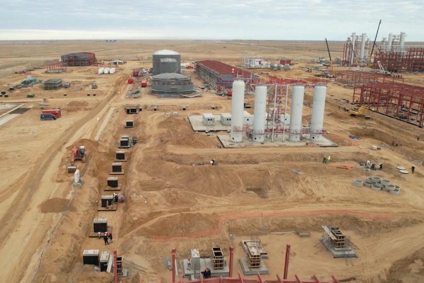 Строительство Кашаганского ГПЗ завершится в декабре 2026 года