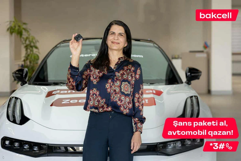 Bakcell abunəçisi 1 manatla lüks avtomobil sahibi oldu!