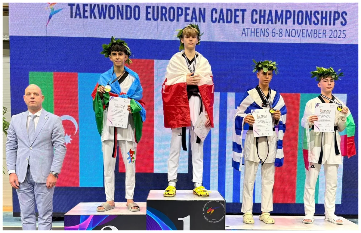 Azərbaycan taekvondoçusu Avropa birinciliyində gümüş medal qazanıb