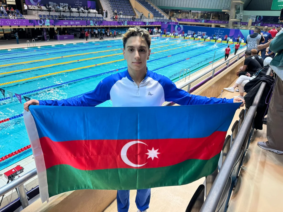 Azərbaycan üzgüçüsü VI İslam Həmrəyliyi Oyunlarında bürünc medal qazanıb