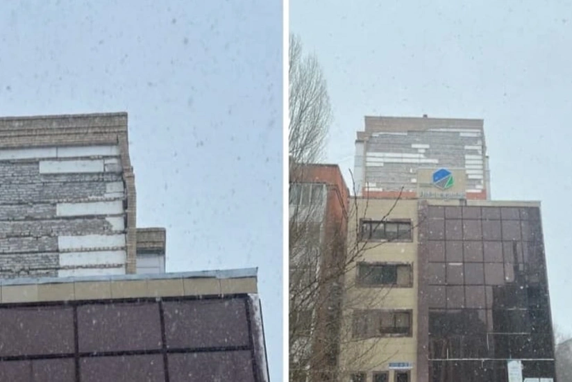 Пять человек пострадали при обрушении фасада многоэтажного дома в Астане