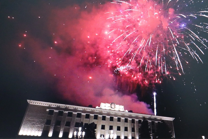 Xankəndidə Zəfər atəşfəşanlığı - YENİLƏNİB