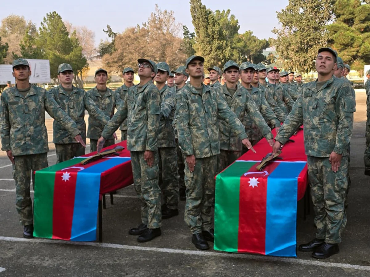 Azərbaycan Ordusunda andiçmə mərasimləri keçirilib