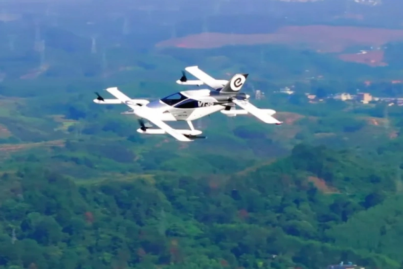 В Китае 10-минутный полет на воздушном такси будет стоить около $8