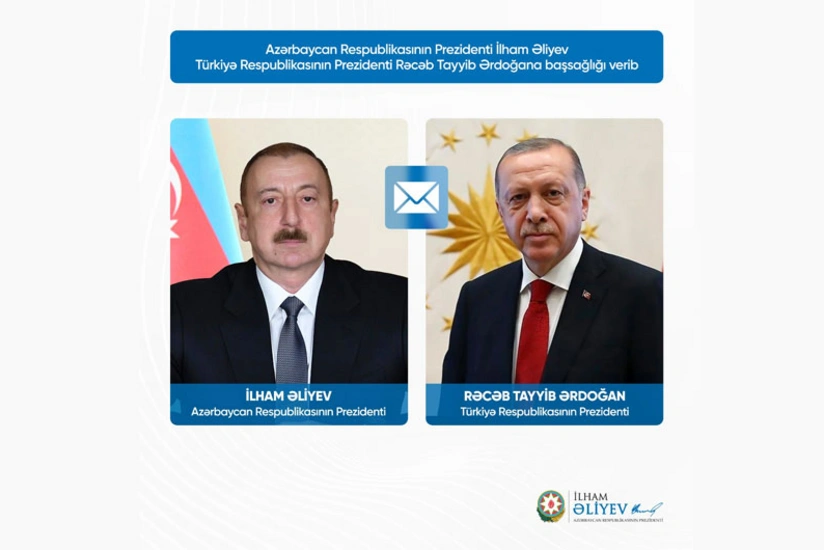 Ильхам Алиев выразил соболезнования Эрдогану в связи с крушением самолета ВВС Турции