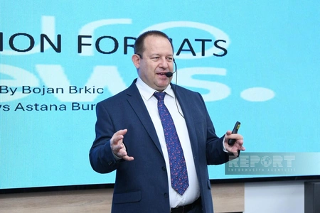 Euronews Academy instructor says looking forward to benefit from Azerbaijani journalists' experience