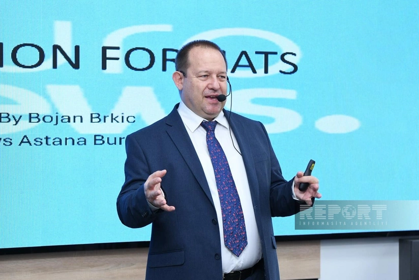 Euronewsun təlimçisi: Ümid edirəm ki, azərbaycanlı jurnalistlərdən də nəsə öyrənəcəm