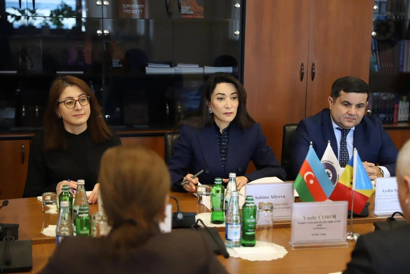 Səbinə Əliyeva ENOC sədri ilə uşaq hüquqlarının vəziyyətini müzakirə edib