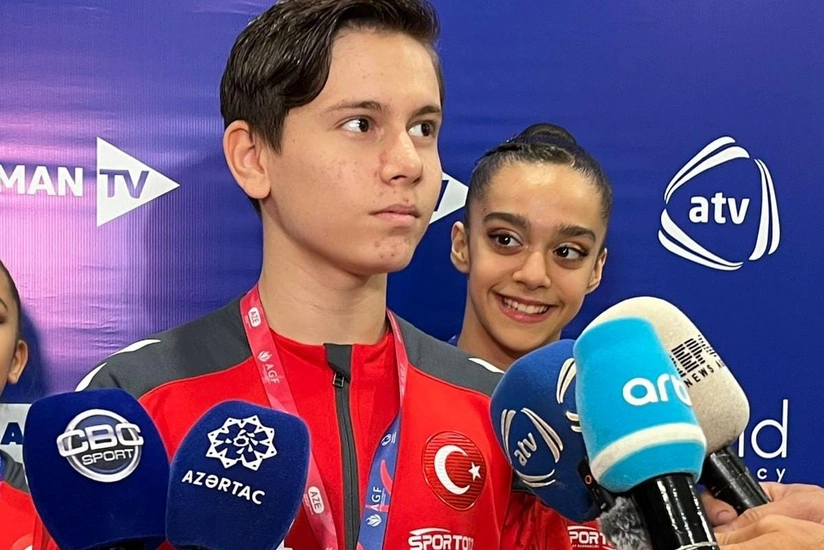 Türkiyəli gimnast: Uzun müddət idi ki, Gəncədəki yarışa hazırlaşırdım
