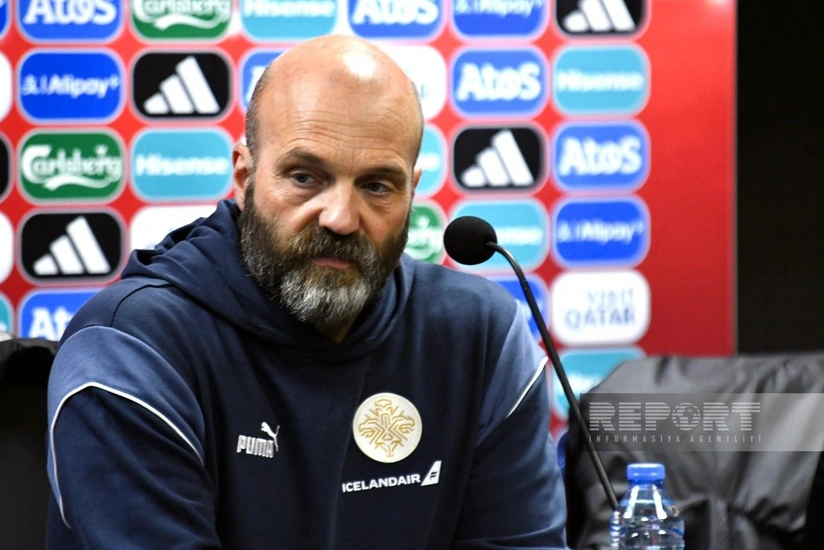 Arnar Qunnlauqsson: Azərbaycan millisi ilə oyunda yaxşı nəticə qazanmağa məcburuq