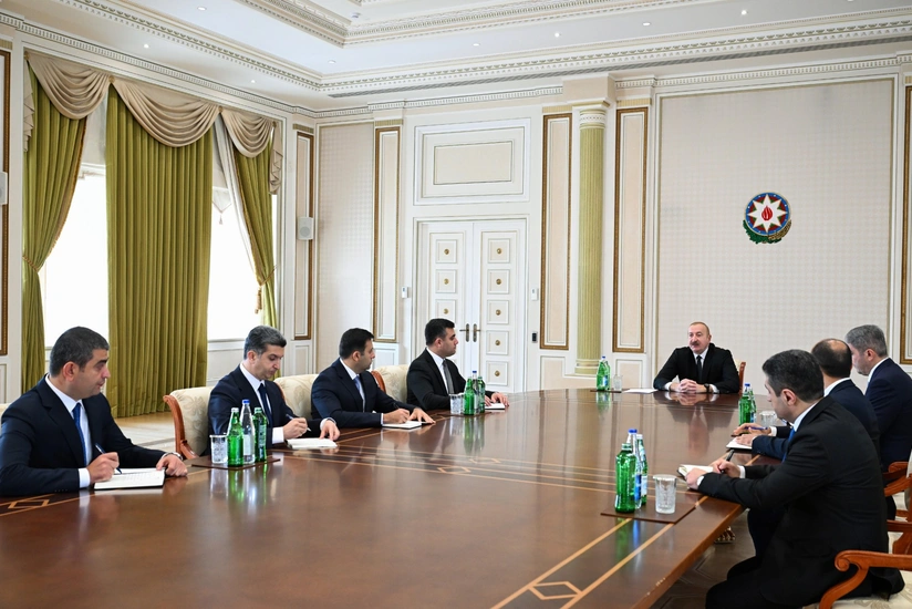 İlham Əliyev Naxçıvanda Prezidentin yeni səlahiyyətli nümayəndəsini və bir sıra icra başçılarını qəbul edib