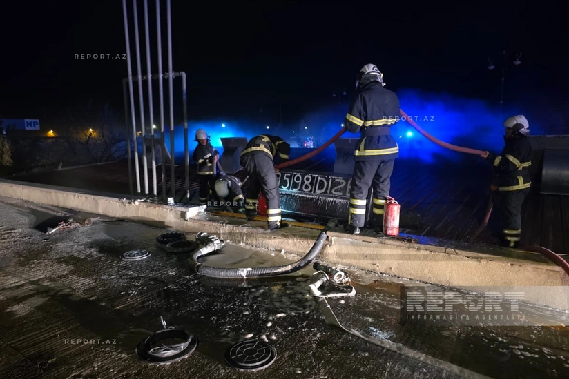 Naxçıvanda yanacaqdoldurma məntəqəsindəki yanğın söndürülüb - YENİLƏNİB