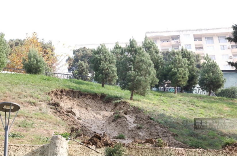 Şöbə müdiri: Əhmədlidə hadisə baş verən ərazidə su boruları yenilənməsə, daha böyük sürüşmə ola bilər