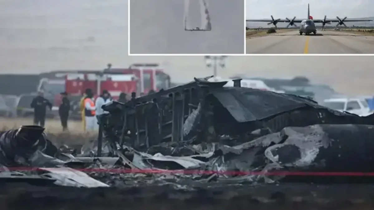 Fragments of Turkish Air Force plane crashed in Georgia to be examined at base in Kayseri