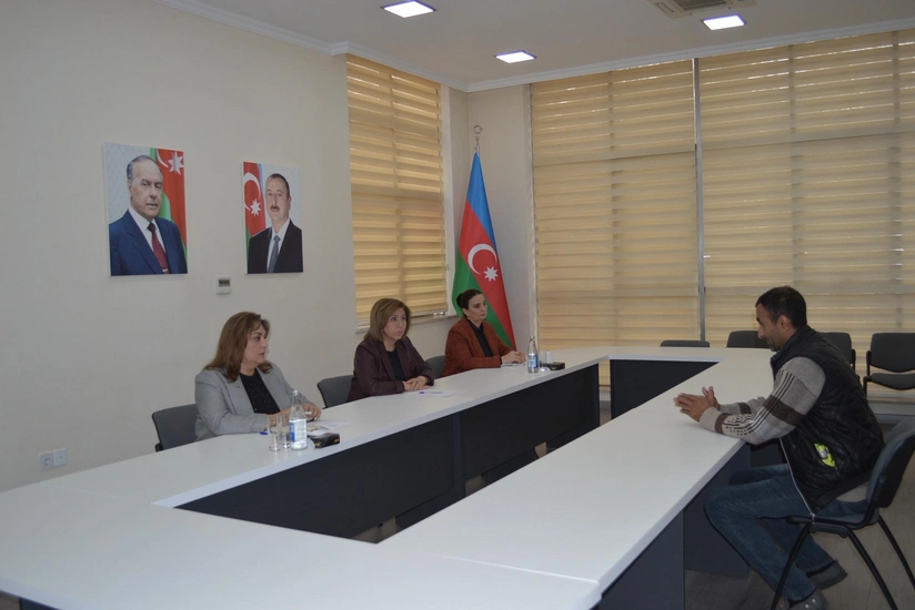 Bahar Muradova Naftalanda vətəndaşları qəbul edib