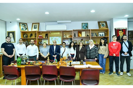 Finalists of Azad Mirzajanzada Development Program visit his office-museum