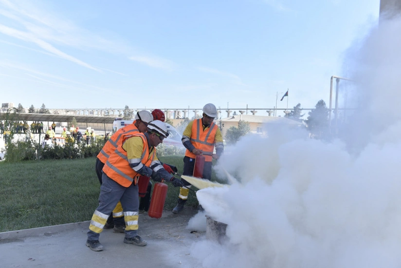 FHN-in Bakı Regional Mərkəzi mülki müdafiə məşqləri keçirib