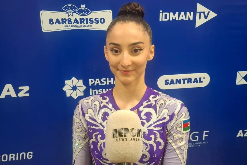 Azərbaycanlı gimnast: Yarışın ilk günü çətin olsa da, gözəl çıxış etdik