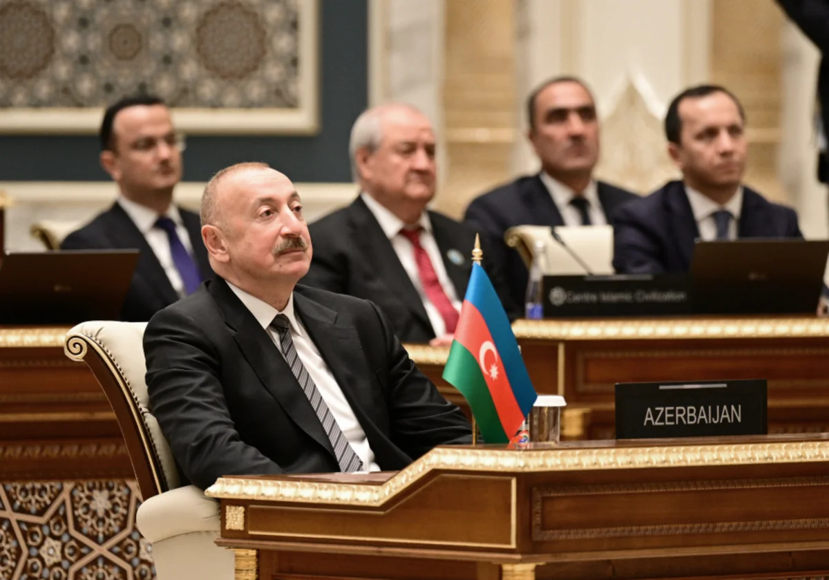İlham Əliyev Daşkənddə Gələcəyin İrsi Beynəlxalq Mükafatının təqdimat mərasimində iştirak edib