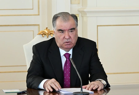 Rahmon congratulates Ilham Aliyev on Azerbaijan's entry into consultative meetings of Central Asian countries