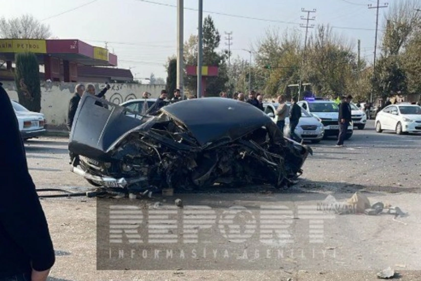Ağcabədidə zəncirvari yol qəzası olub, ölən və xəsarət alan var