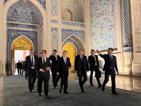 FMs of Central Asian countries, Azerbaijan visit Center of Islamic Civilization in Tashkent