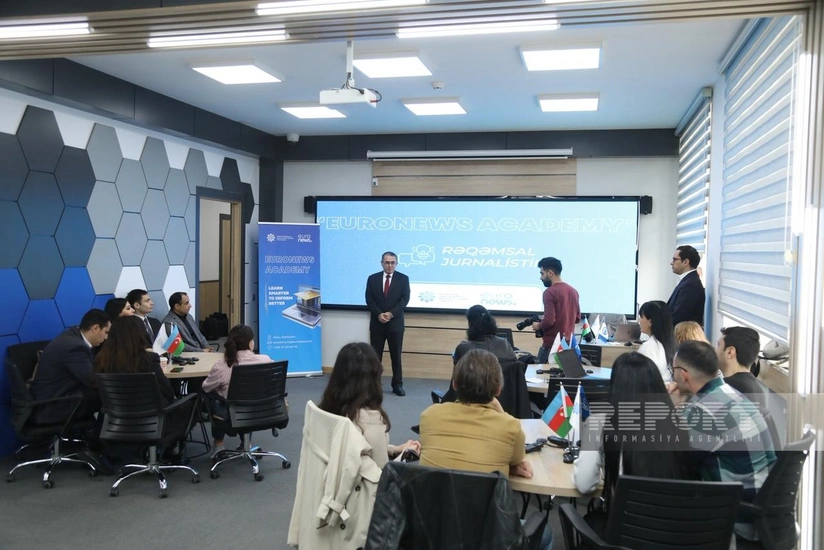 Euronews Academy layihəsi çərçivəsində Rəqəmsal Jurnalistika mövzusunda təlim proqramına başlanıb