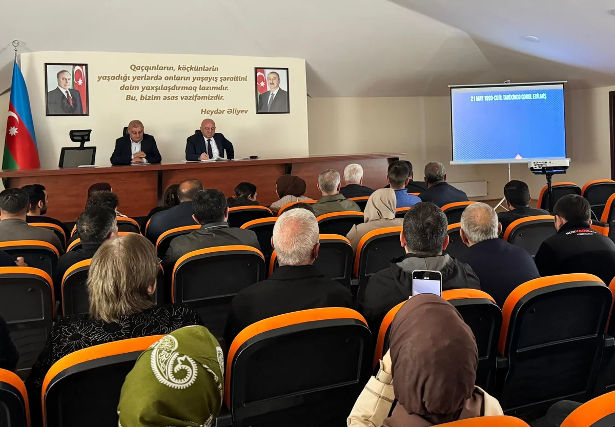 Azad edilən ərazilərə köçürülən sakinlər sosial müdafiə tədbirləri ilə bağlı maarifləndirilib