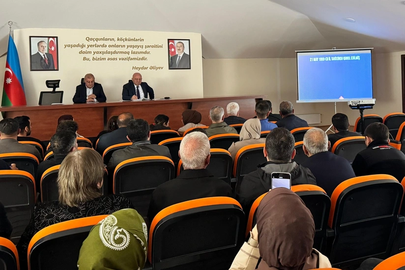 Azad edilən ərazilərə köçürülən sakinlər sosial müdafiə tədbirləri ilə bağlı maarifləndirilib