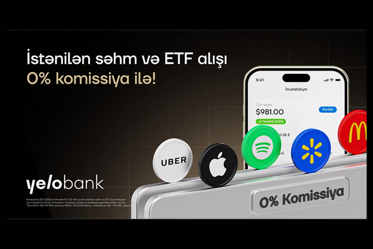 Qara cümə münasibətilə Yelo investdə komissiyasız alış kampaniyası!
