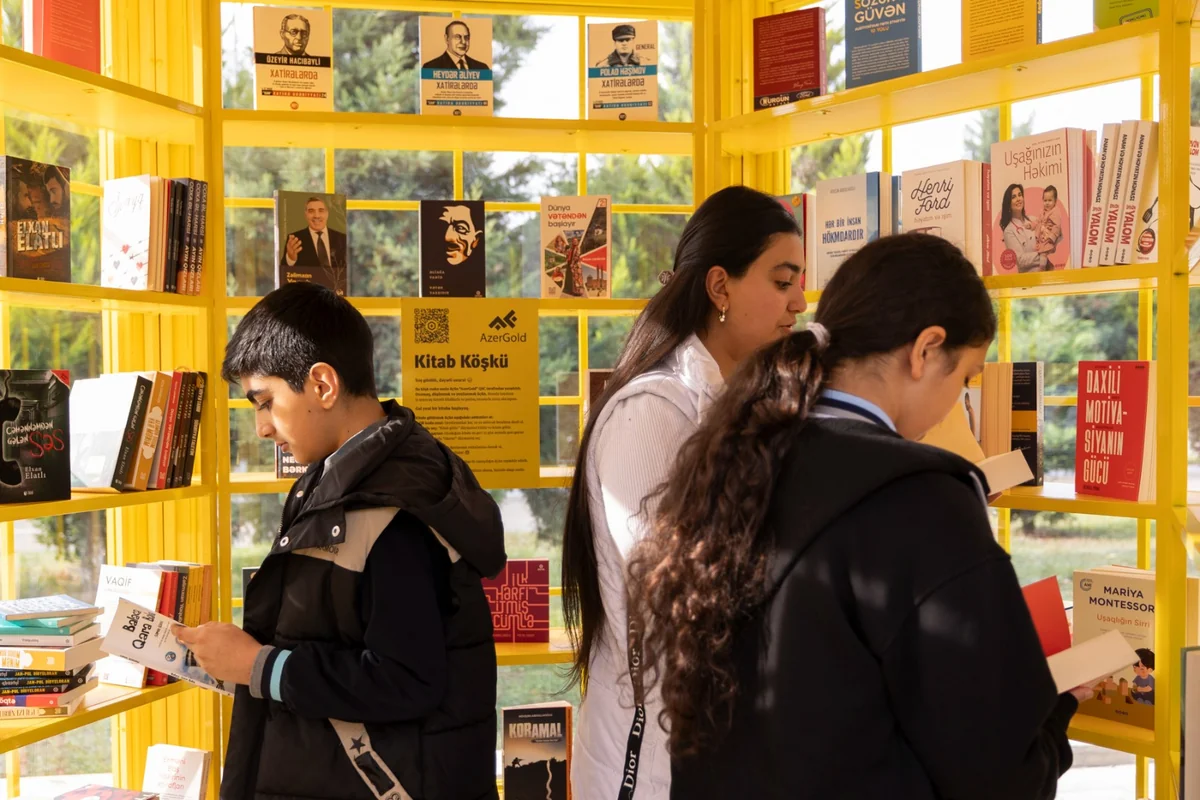 AzerGoldun təşəbbüsü ilə Göygöldə interaktiv kitab köşkü istifadəyə verilib