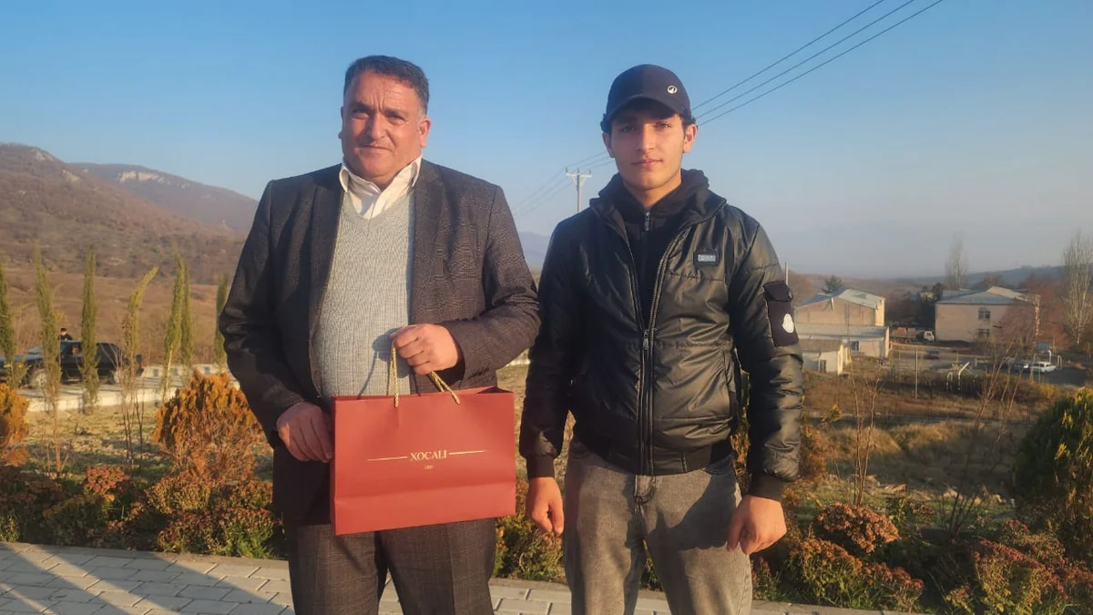 Xocalının Seyidbəyli kəndinə növbəti köç olub, sakinlərə açarlar təqdim edilib