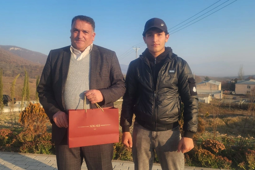Xocalının Seyidbəyli kəndinə növbəti köç olub, sakinlərə açarlar təqdim edilib