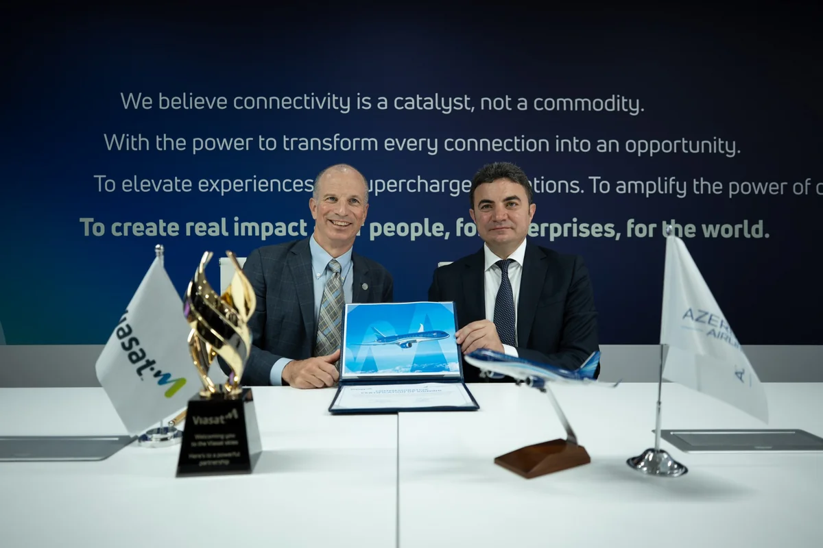 AZAL, Viasat sign agreement to equip aircraft with high-speed internet